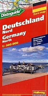 Rand McNally Hallwag North Germany Regional Road Map (Map, Reissue)