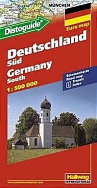 Hallwag International Deutschland Sud/Germany South (Map, Reissue)