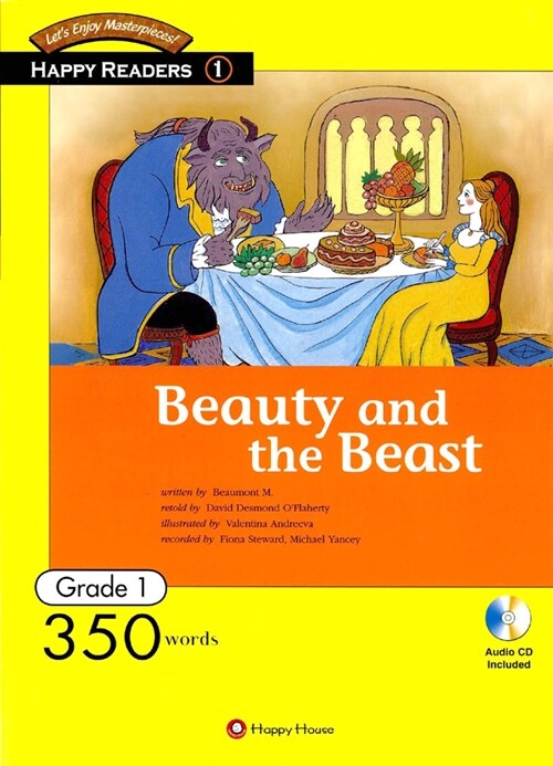 [중고] Beauty and the Beast (책 + CD 1장)