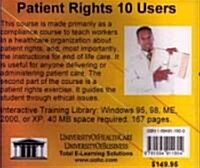 Patient Rights, 10 Users (CD-ROM)