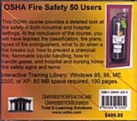 Osha Fire Safety, 50 Users (CD-ROM)