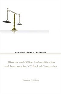 Director And Officer Indemnification And Insurance for Vc Backed Companies (Paperback)