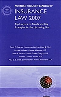 Insurance Law 2007 (Paperback)