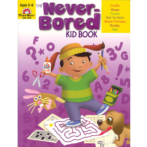 The Never-Bored Kid Book, Age 5 - 6 Workbook (Paperback)
