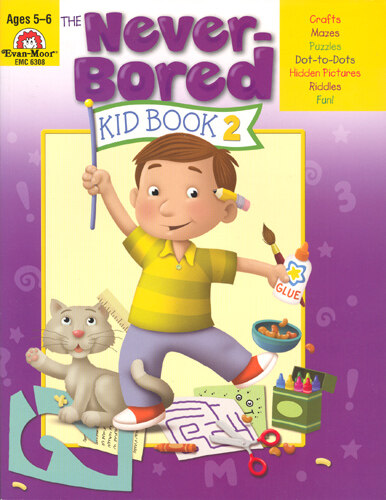 [중고] The Never-Bored Kid Book 2, Age 5 - 6 Workbook (Paperback)