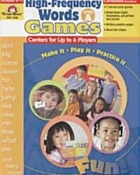High-Frequency Words Games, Level A (Paperback)