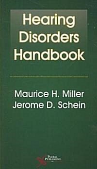 Hearing Disorders Handbook (Paperback)