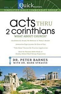 Acts thru 2 Corinthians (Paperback)