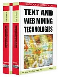 Handbook of Research on Text and Web Mining Technologies (Hardcover)