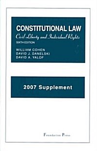 Constitutional Law (Paperback, 6th, Supplement)