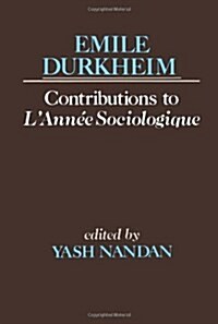 Contributions to lAnn? Sociologique (Paperback)