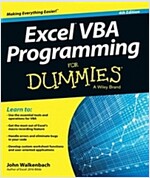 Excel VBA Programming for Dummies (Paperback, 4, Revised)