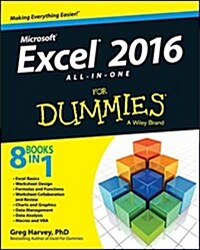 Excel 2016 All-In-One for Dummies (Paperback)