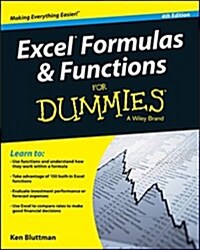Excel Formulas and Functions for Dummies (Paperback, 4, Revised)