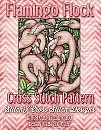 Flamingo Flock Cross Stitch Pattern (Paperback)