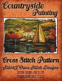 Countryside Painting Cross Stitch Pattern (Paperback)