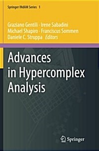 Advances in Hypercomplex Analysis (Paperback, 2013)