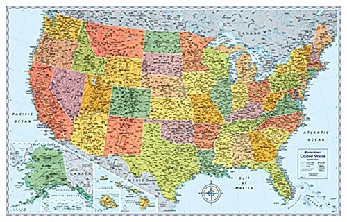 Signature U.S. Folded Wall Map: Musf (Other)
