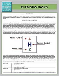 Chemistry Basics (Speedy Study Guide) (Paperback)
