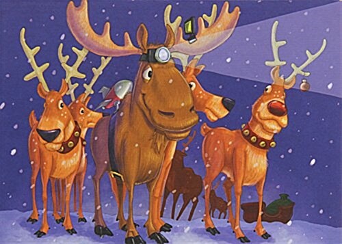 Merry Moosey Seasonal Greeting Cards (Hardcover)