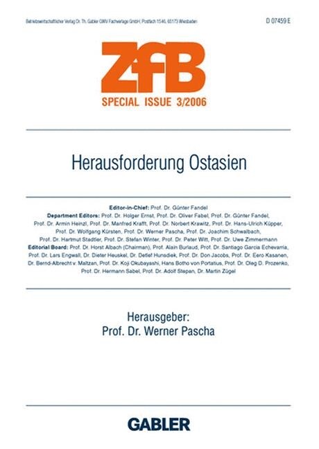 Herausforderung Ostasien (Paperback, 2006)