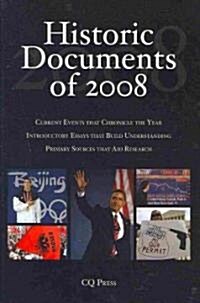 Historic Documents of 2008 (Hardcover, Revised)