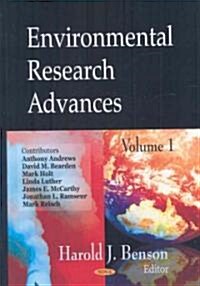 Environmental Research Advancesvolume 1 (Hardcover, UK)
