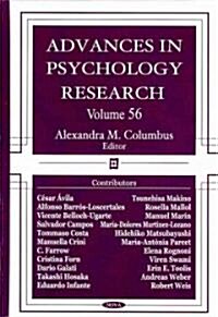 Advances in Psychology Research, Volume 56 (Hardcover)