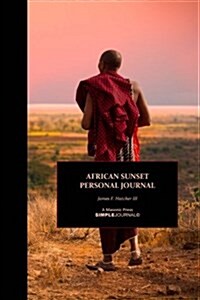 African Sunset Personal Journal (Paperback)