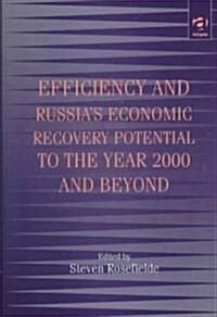 Efficiency and Russias Economic Recovery Potential to the Year 2000 and Beyond (Hardcover)