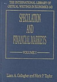 Speculation and Financial Markets (Hardcover)
