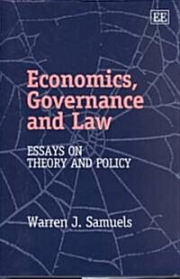 Economics, Governance and Law : Essays on Theory and Policy (Hardcover)