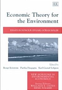 Economic Theory for the Environment : Essays in Honour of Karl-Goran Maler (Hardcover)