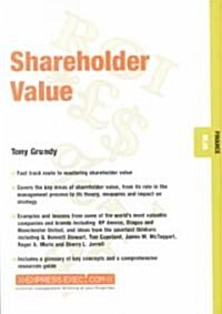 Shareholder Value : Finance 05.06 (Paperback)