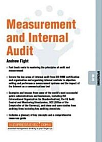 Measurement and Internal Audit : Operations 06.09 (Paperback)