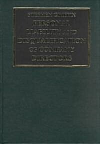 Personal Liability and Disqualification of Company Directors (Hardcover)