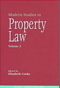 Modern Studies in Property Law (Hardcover)