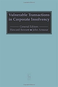 Vulnerable Transactions in Corporate Insolvency (Hardcover)