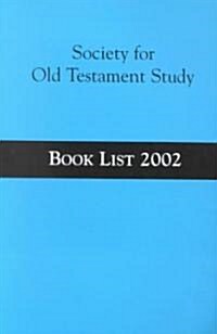 Society for Old Testament Study (Paperback)