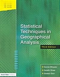 Statistical Techniques in Geographical Analysis (Paperback, 3 ed)