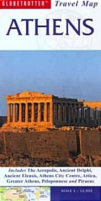 Athens Travel Map (Paperback)