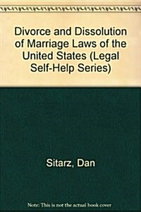 Divorce and Dissolution of Marriage Laws of the United States (Paperback)
