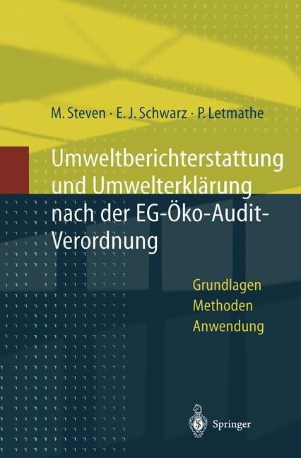 Umweltberichterstattung Und Umwelterkl?ung Nach Der Eg-?oaudit-Verordnung: Grundlagen, Methoden Und Anwendungen (Hardcover, 1997)