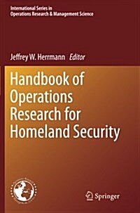 Handbook of Operations Research for Homeland Security (Paperback)