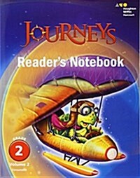 [중고] Journeys: Reader‘s Notebook Volume 2 Grade 2 (Paperback)