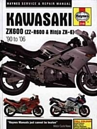 Haynes Kawasaki Zx600 (Zz-r600 & Ninja Zx-6) 90 to 06 (Hardcover)