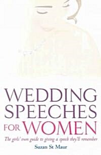 Wedding Speeches for Women (Paperback)