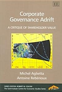 Corporate Governance Adrift (Paperback)