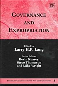 Governance And Expropriation (Hardcover)