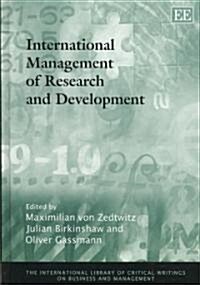 International Management of Research and Development (Hardcover)